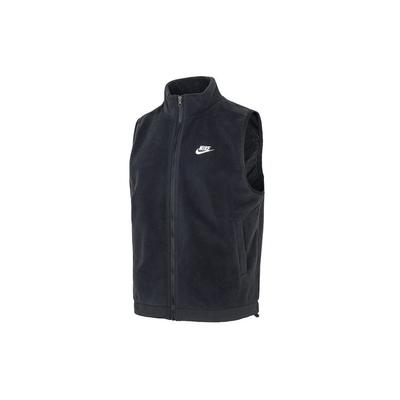 Gilet d'hiver en polaire avec col montant et logo Vêtements d'extérieur pour hommes Noir DQ4899-010