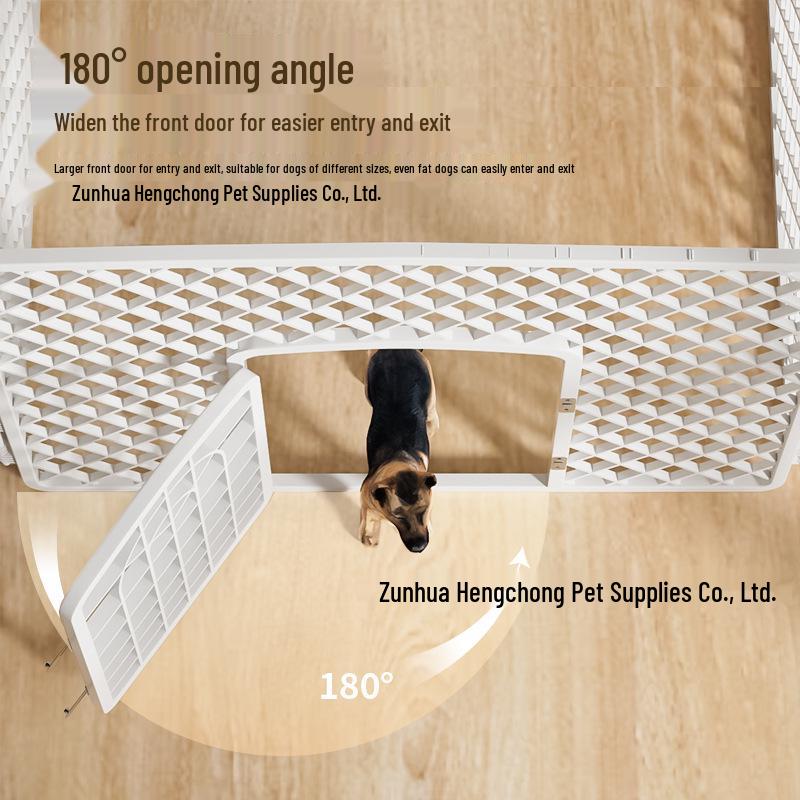 Pet Dog Fence: Indoor Isolation Gate for Small, Medium, and Large Dogs - Durable Resin Construction