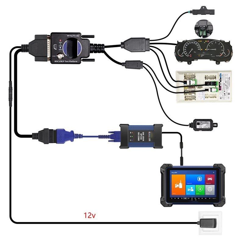 BDC3 BCP For BMW Diagnostic Test Platform Works With AUTEL IM608/LAUNCH X431 Scanners For Diagnosis