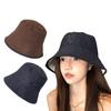 Japanese Style Reversible Bucket Hat Lightweight Breathable Polyester Unisex Adjustable For Outdoor Travel