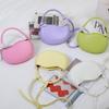Trendy Niche Design 2026 New Cute Solid Color Handbag Casual Multifunctial Crossbody Bags Simple Phe Bag
