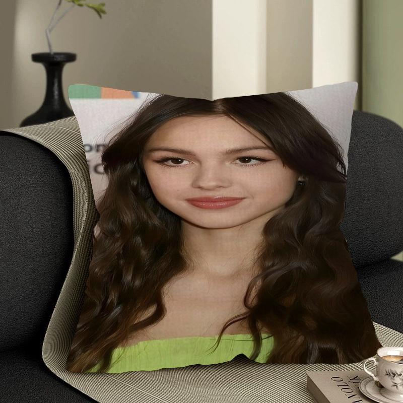 Olivia Rodrigo Pillow Anime Pillow Sofa Bed Head Pillow Cover Cushion Cover 45x45 Cm Fashion