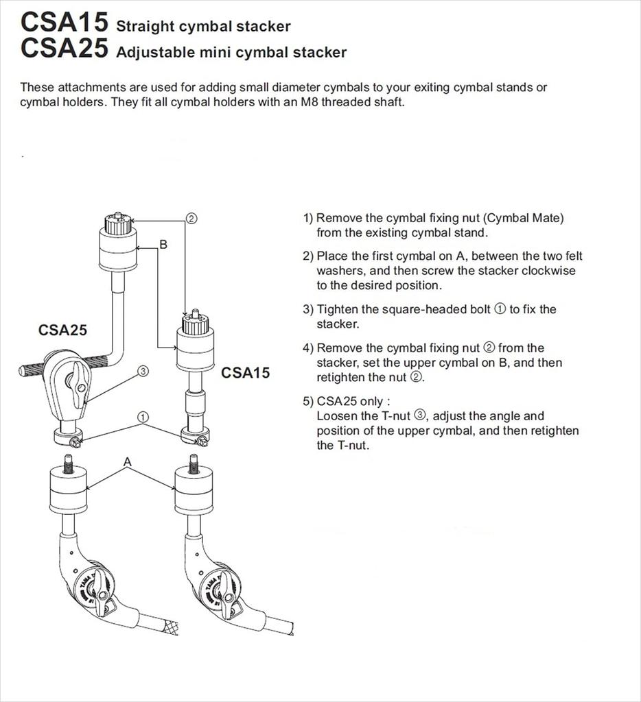 TAMA Cymbal Stacker CSA25