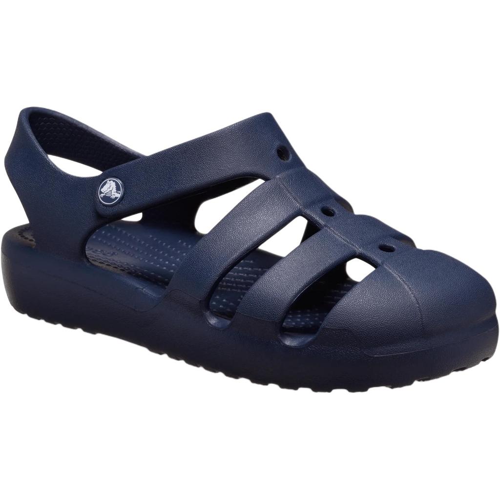 Crocs Fisherman Comfortable Soft Non-Slip Durable Low-Top Sandals Kids sandals Deep-Blue 210625-410