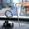 Alloy Plastic Car Phone Holder with Strong Magnetic and Vacuum Suction for In-Car Navigation