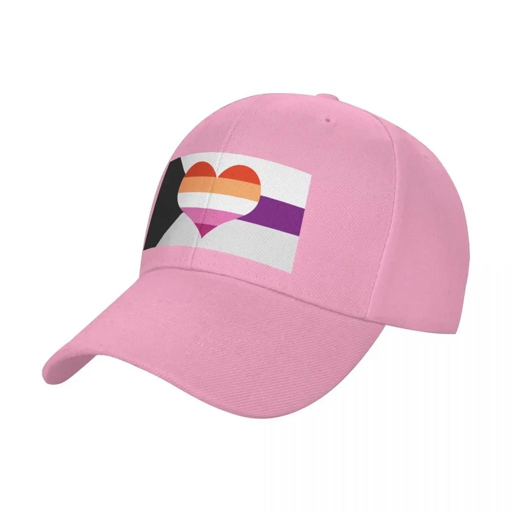 Demisexual Lesbian Pride Flag Baseball Cap Hiking Hat Male Hat Summer Hat Custom Cap Womens Hats For The Sun Mens