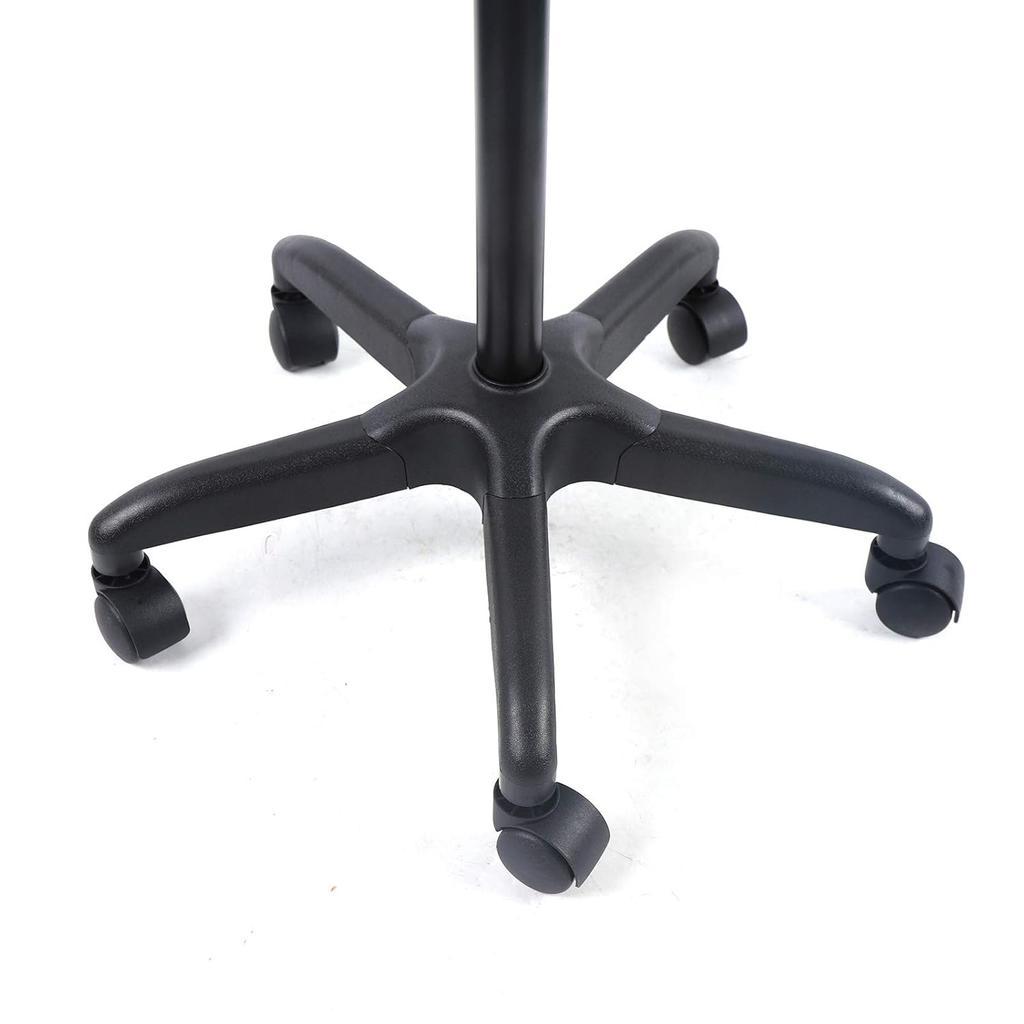 Aluminium Salon Instrument Tray, Height Adjustable Trolley Cart Tray Station on Wheels for Salon Tattoo Spa Beauty Service Holder Tool Storage
