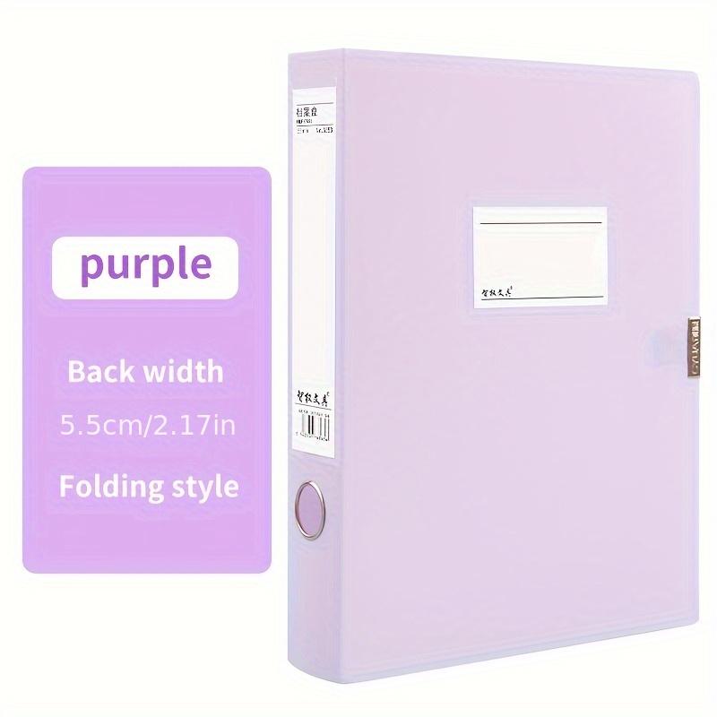 4pcs of Morandi File Boxes for A4 Documents, Accounting Voucher Boxes, Contract, Personnel Record Organization And Storage Boxes