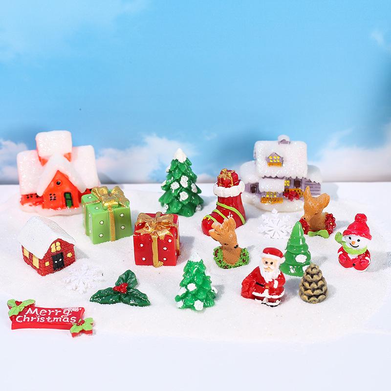 Creative Moss Christmas Ornaments: Micro Landscape Bottle & Tree Deco - Succulent DIY Scene Accessories