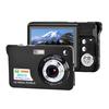 Digital Camera Mini Pocket Camera 18MP 2.7 Inch LCD Screen 8x Zoom Smile Capture Anti-Shake with