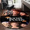 Hocus Halloween Night Round Mat, Anti-slip Circle Carpet Chair Rug For livingroom,Bedroom, Doormat Home Decor Gift Christmas Gifts