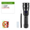 Super Bright Flashlight Powerful Rechargeable Torch High Power LED Flashlight Digital Display Torch Light Long Range Outdoor Hand Lamp