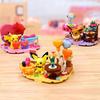 Keeppley  Pikachu scene house building block model children's educational toy Pokmon assembled ornaments birthday gift