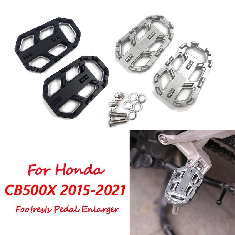 Motorcycle Foot Peg Pedal Footrest Extension Footpeg Enlarger For Honda CB500X CB500 X CB500-X 2015-2021