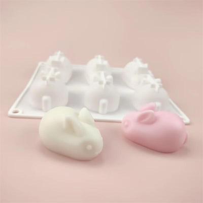Small 6-Cavity Rabbit Silicone Molds (5-Pack)