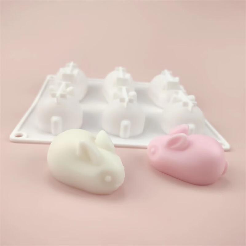 

6-Cavity Rabbit Jelly Pudding Mold