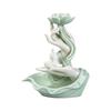 Ceramic Incense Burner Fountain Hand Shape Reflux Incense Burn Tray  Home Decoration