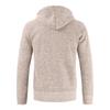 Men's Sweater With Thick Velvet Casual Knit Sweater, Fashionable Hooded Jacket For Men