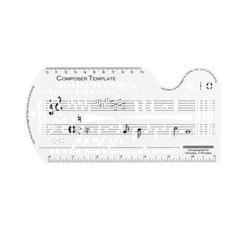 ROCKHOUSE Musiktheorie-Lineal: Notenschrift & Leseführer