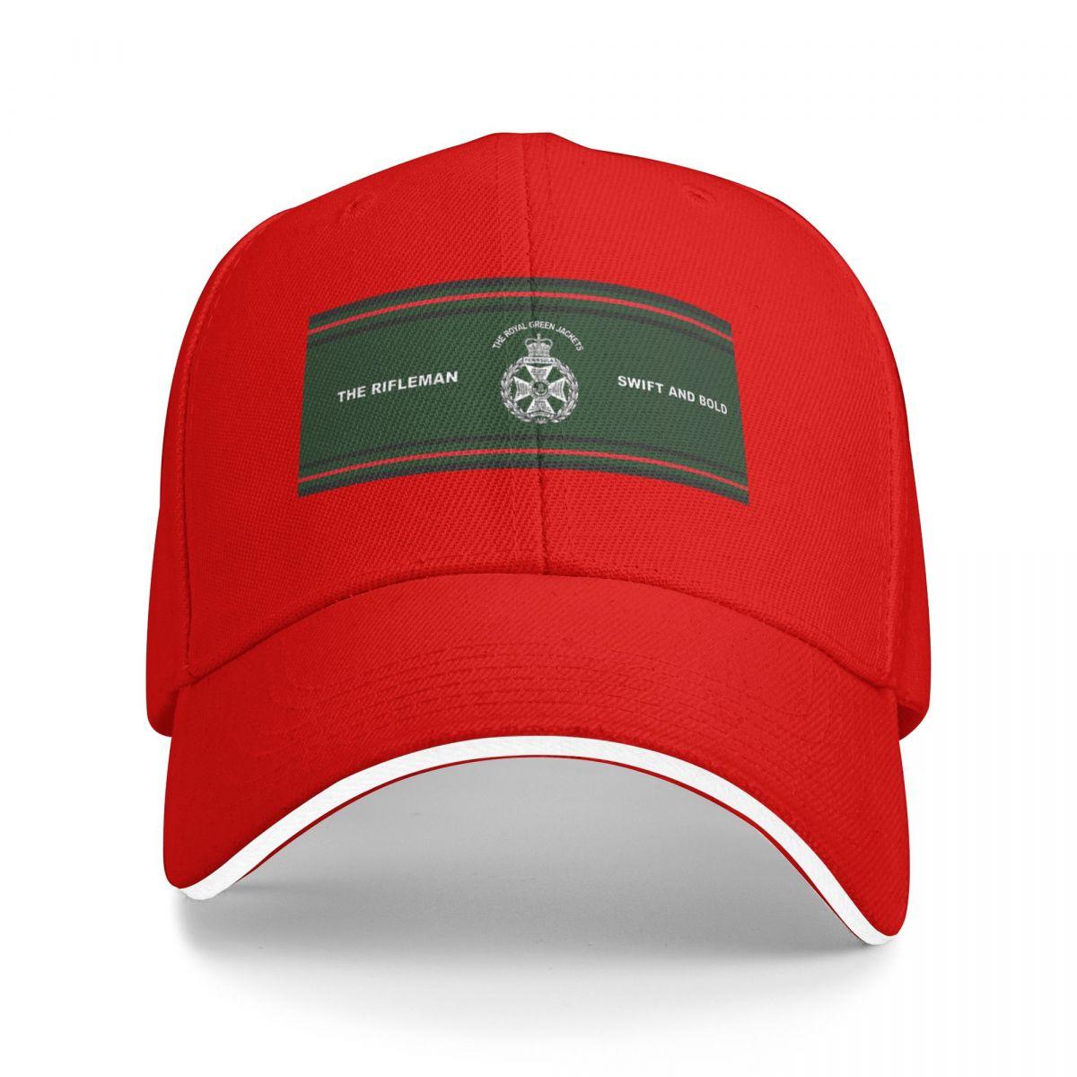 The Royal Green Jackets The RifleUnisex Baseball Cap Trucker Hat Rugby hats for Unisex Women Caps Unisexs
