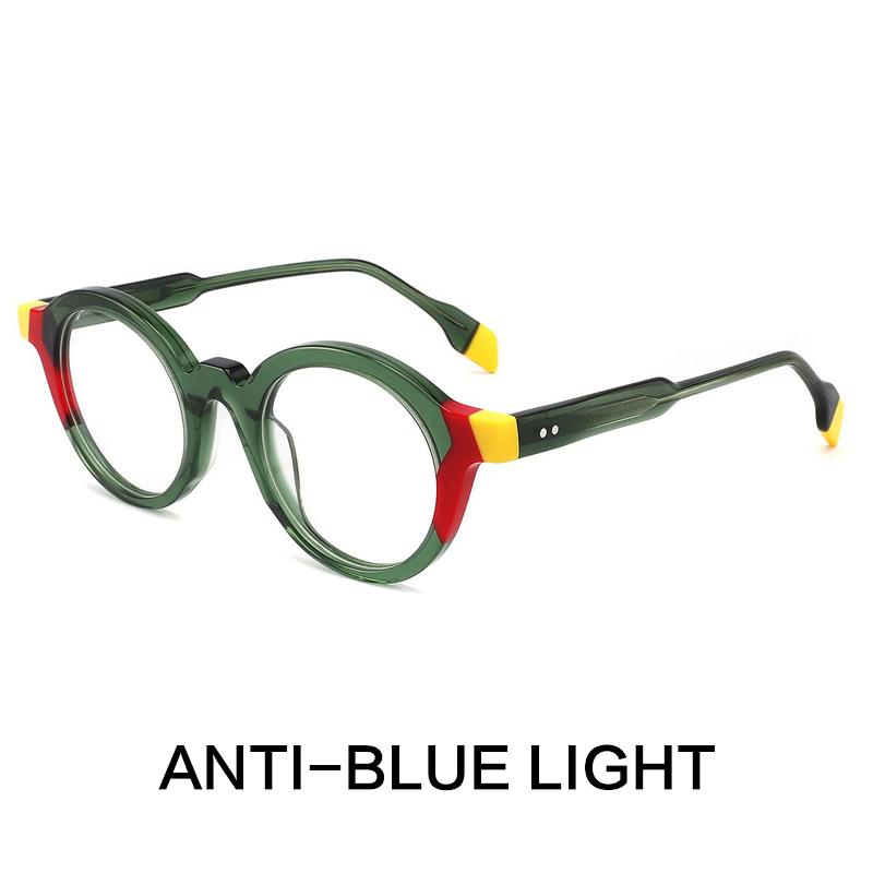 Designer Acetate Reading Glasses Men Anti Blue Light Myopia Prescription Glasses Women Luxury Brand Photochromic Eyewear