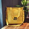 Women's Fashion Forest Series Canvas Shoulder Crossbody Bag - Large Capacity, Simple, Fresh, and Cute