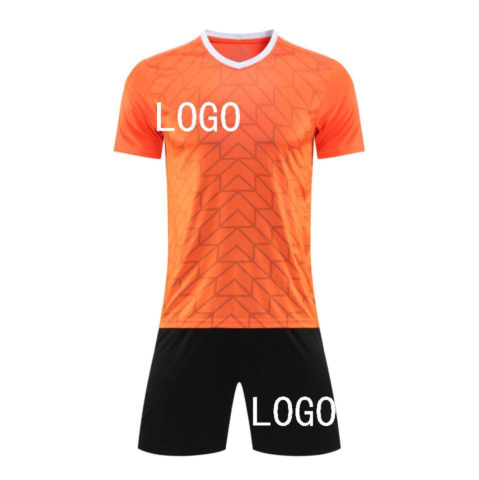 New football jersey sets, team competition training uniforms, quick-dry shirts, sportswear, summer short-sleeve jerseys, stamp numbers