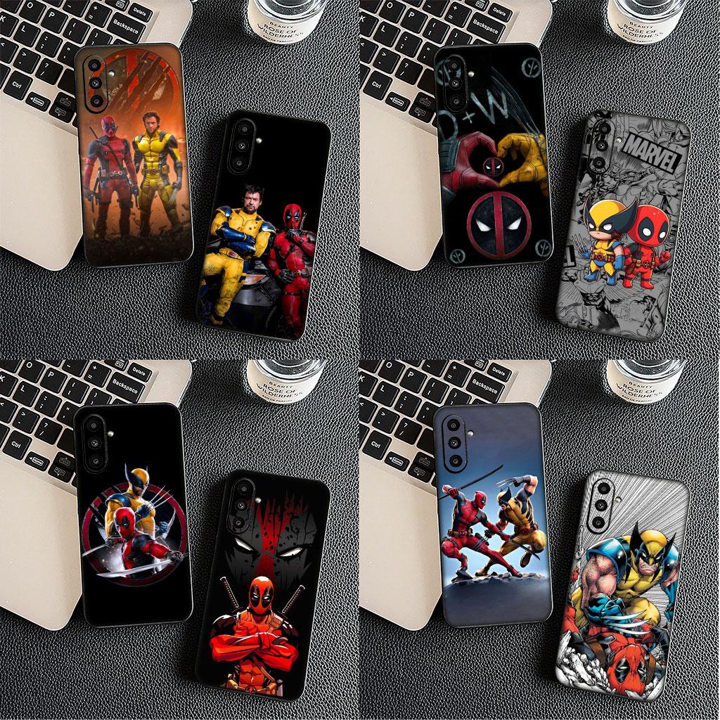 Wolverine Marvel Deadpool Casing Phone Cover for Apple iPhone 16 15 14 11 Pro Max 7 8 Plus SE2 SE3 SE 2022 2020 Case
