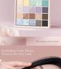 NOVO 25-Color Macaron Eyeshadow Palette: Versatile Earth Tones, Pearlescent Matte, Blush & Contour All-in-One