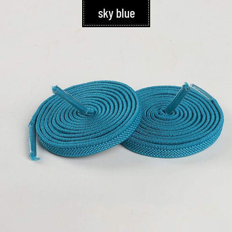 0.6cm Wide Elastic Flat Shoelaces for Sneakers and Canvas Shoes