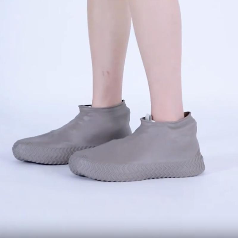Portable Shoe Covers Wear Resistant Waterproof Outdoor Sports Rain Boot Anti Slip Reusable Non Slip Rain Commuting Shoe Covers