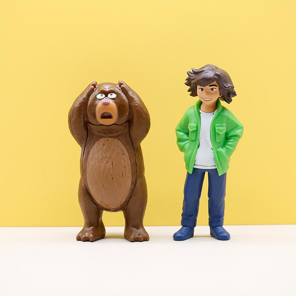 2026 New Movie Hoppers Figure 8Pcs/Set Boxed Beavers Style PVC Dolls Figurine Anime Collection Desk Decoration Kids Toys Gifts