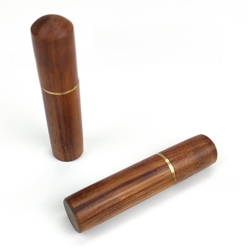Solid Wood & Stainless Steel Loose Powder Dispensing Needle for Coffee Machines