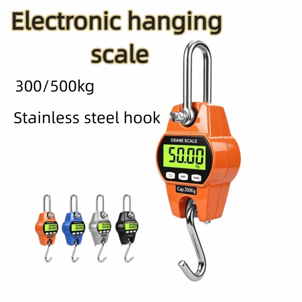 300/500KG Digital Hanging Scale Aluminum Shell Crane Scale Electronic Hook Scale  Port