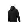 Li-Ning Fitness Series Solid Color Woven Warm Long Sleeve Jacket Men Jackets Black AFDT535-1
