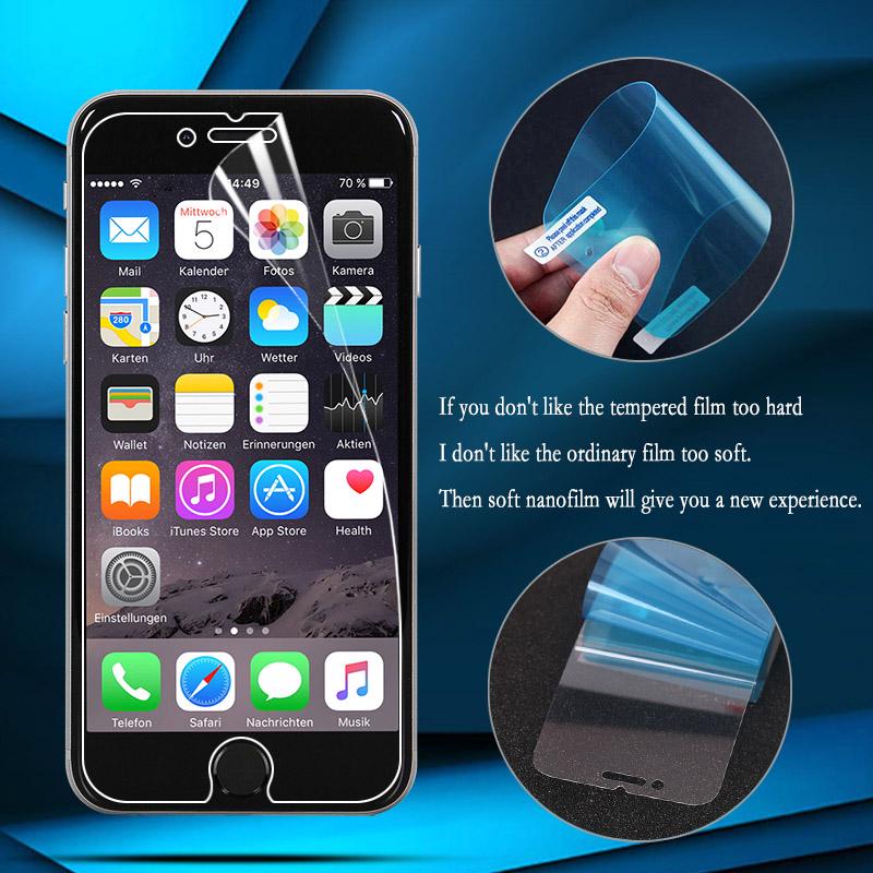 

Nano протектор экрана фильм для Apple iPhone6 6S 7 плюс iPhoneX XS Макс экрана покрытия-взрывозащищенный