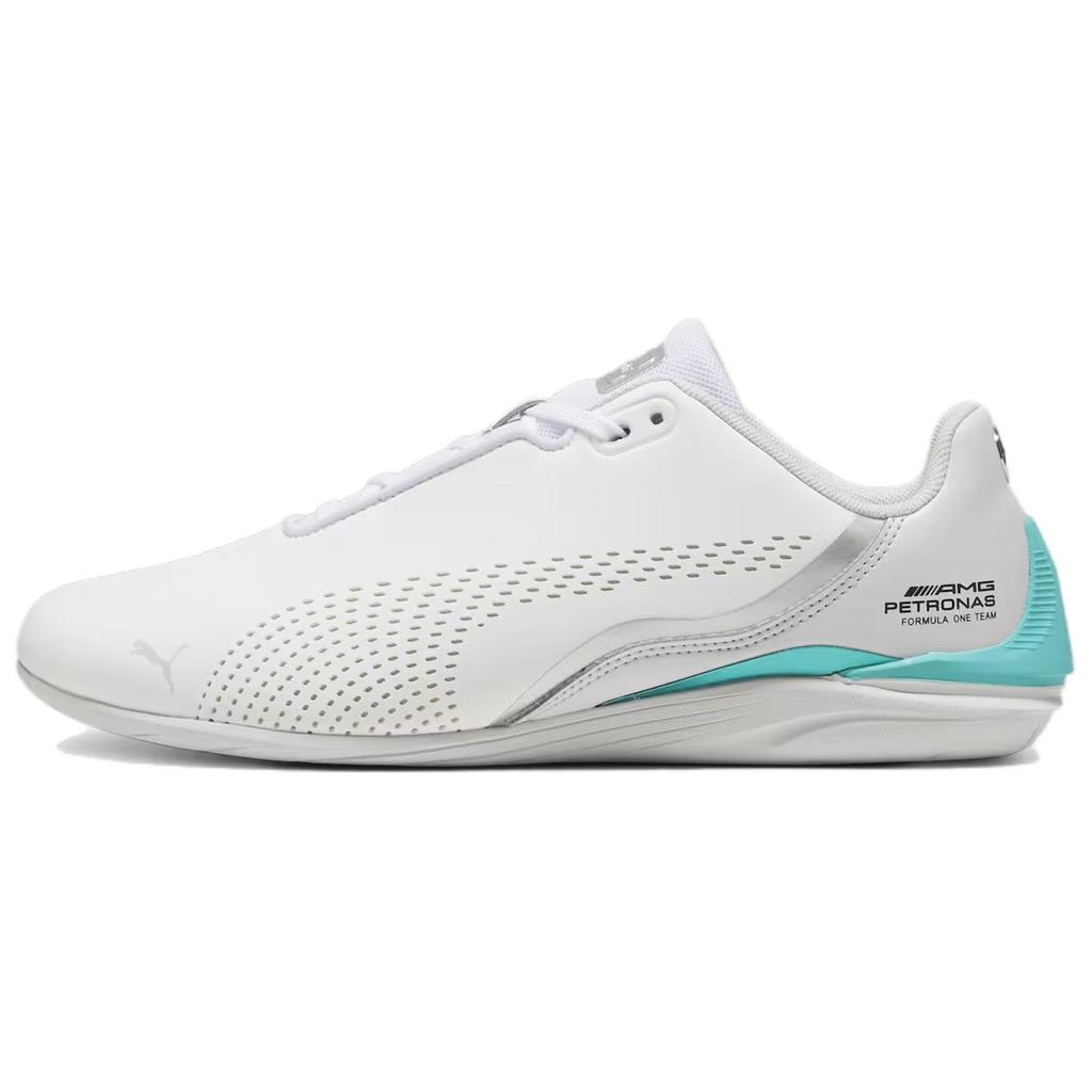 Mercedes-AMG Petronas F1 X Puma Drift Cat Decima White Sheen Green Unisex Sneakers 307196-08