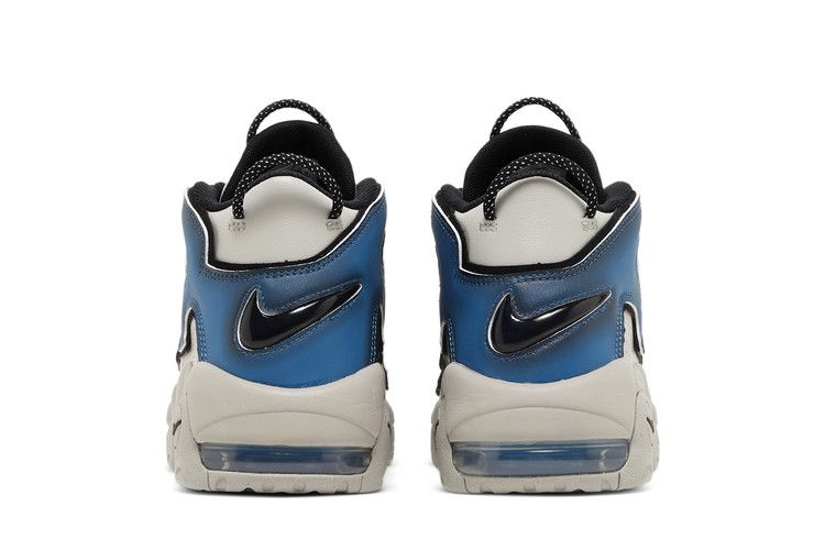 Men's Sneakers Nike Air More Uptempo Industrial Blue Pure Platinum/Burnished Teal-Industrial Blue