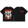 Anime Dandadan Turbo Granny Cat Graphic T Shirts Fashion Cartoon Short Sleeve Tshirts Unisex Unisex 100cotton Oversized Tshirt