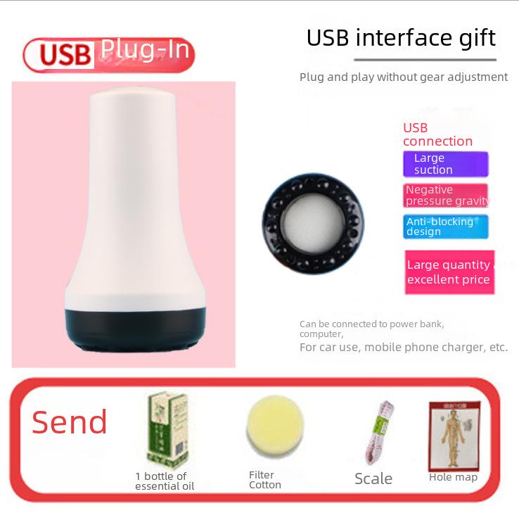 Electric Meridian Scraper and Cupping Massager with Intelligent Suction