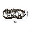 Hanging Metal Wall Art Decor Deer In The Forest for Living Room Cabin