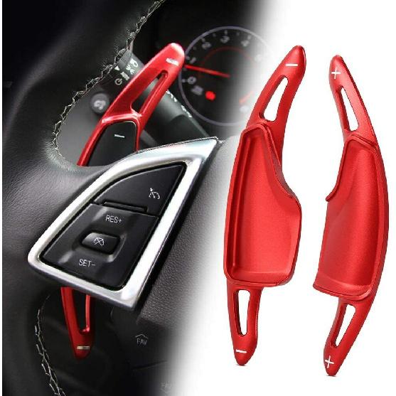 Aluminum Alloy Steering Wheel Paddle Shifters Handle Cover for Chevrolet Camaro