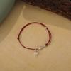 Exquisite Red Koi Fish Woven Bracelet for Girls - Light Luxury Niche Design
