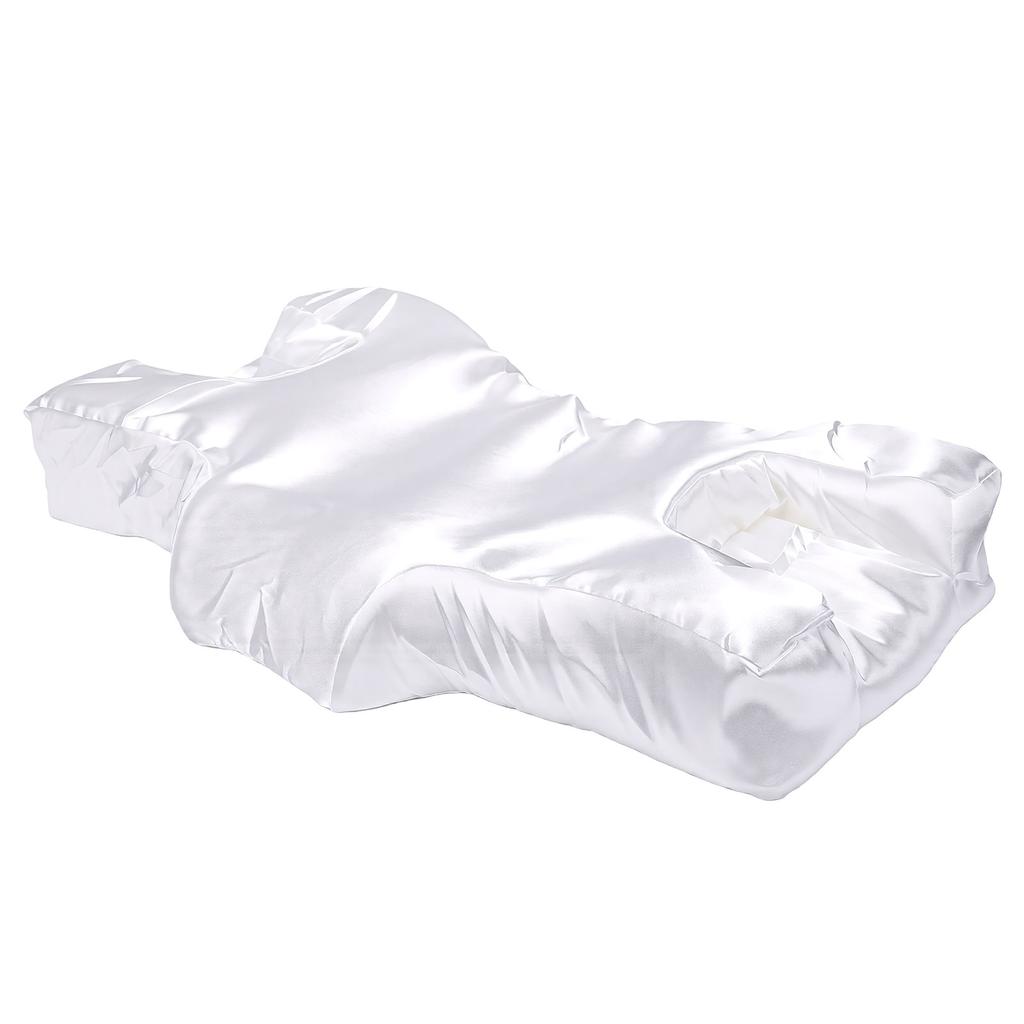 Memory Foam Anti Wrinkle Pillow Face Beauty Pillow with Removable Washable Satin Pillowcase for Home