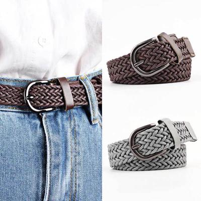Elastic Stretch Waist Belts For Men Women Casual Stretch Woven Belt Women Waistband Student Jeans