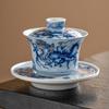 Ceramic Teapot and Cup Mat Tray