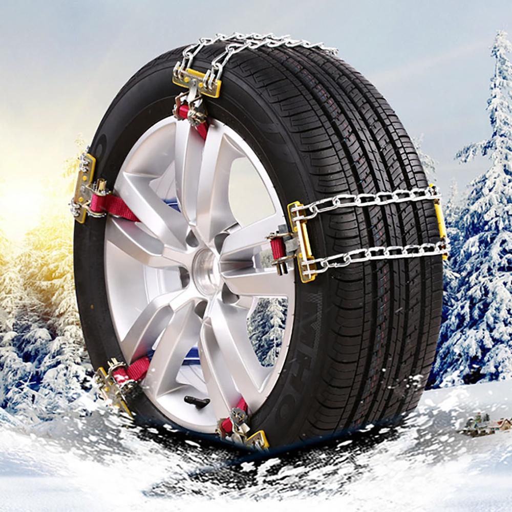 Universal Steel Truck Car Wheels Tyre Tire Snow Ice Chains Belt Winter Anti-skid Vehicles SUV Wheel Chain Mud Road Safety
