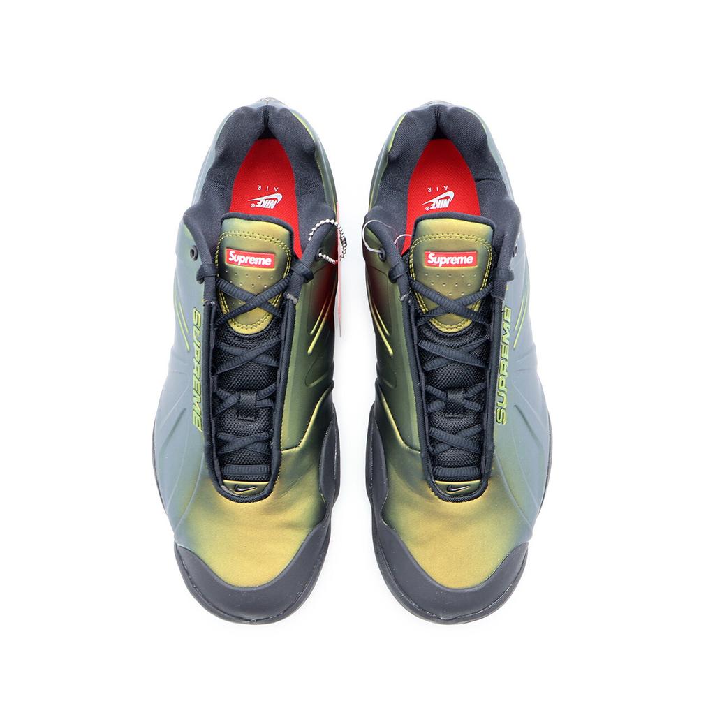 FB8934-700 Supreme Nike Air Zoom Courtposite Metallic Gold Schwarz Grün (Herren)