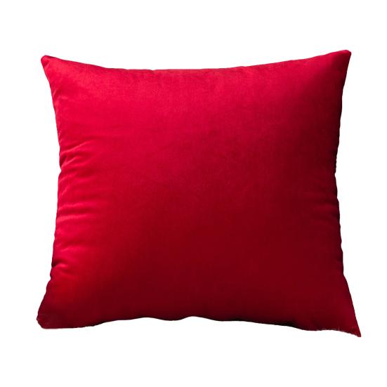 Einfarbige Samt-Kissenhülle, Weiche Plüsch-Kissenhülle, 17,7 x 17,7 Zoll Glatte Samt-Kissenbezug für Sofa, Bett, Büro, Gemütliche Wohnkultur