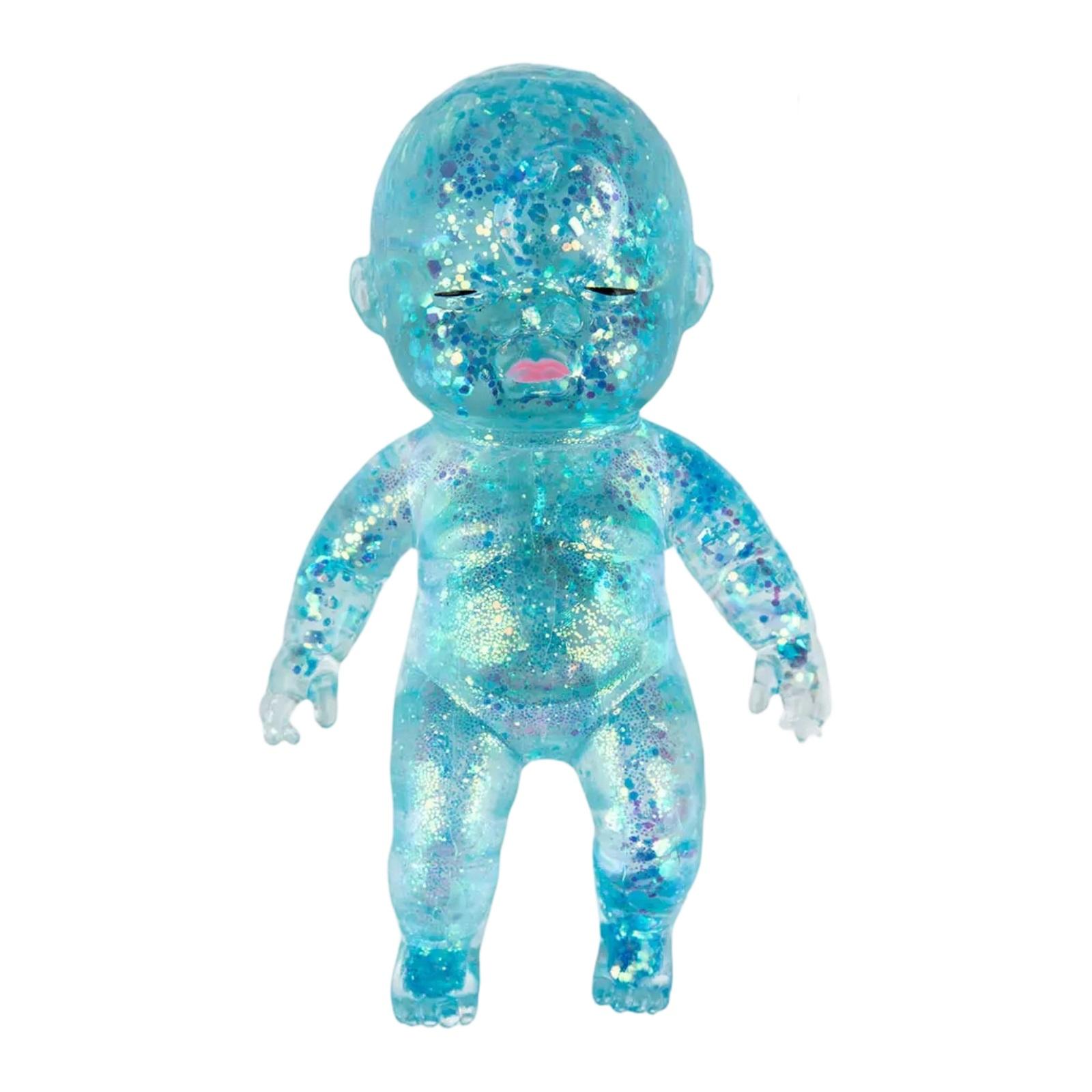 

9cm Glitter Toy - Soft Stress Relief Toy for Kids and Adults one size синий